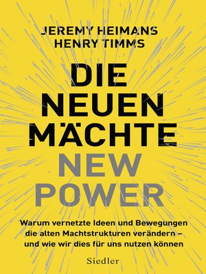cover image of Die neuen Mächte – New Power